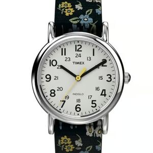 Timex® Weekender Fabric Strap Watch -Floral- T2P370JT, NEW IN BOX!!